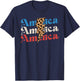 Retro Vintage Leopard Lightning Bolt America 4th Of July T-Shirt - T-Shirt | Navy
