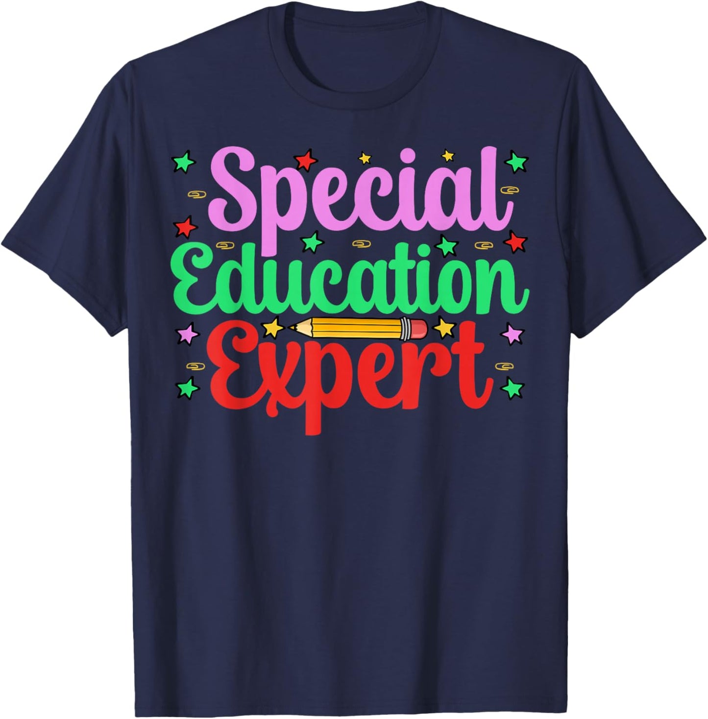 SPED Special Education Teacher - Special Education Expert T-Shirt - T-Shirt | Navy