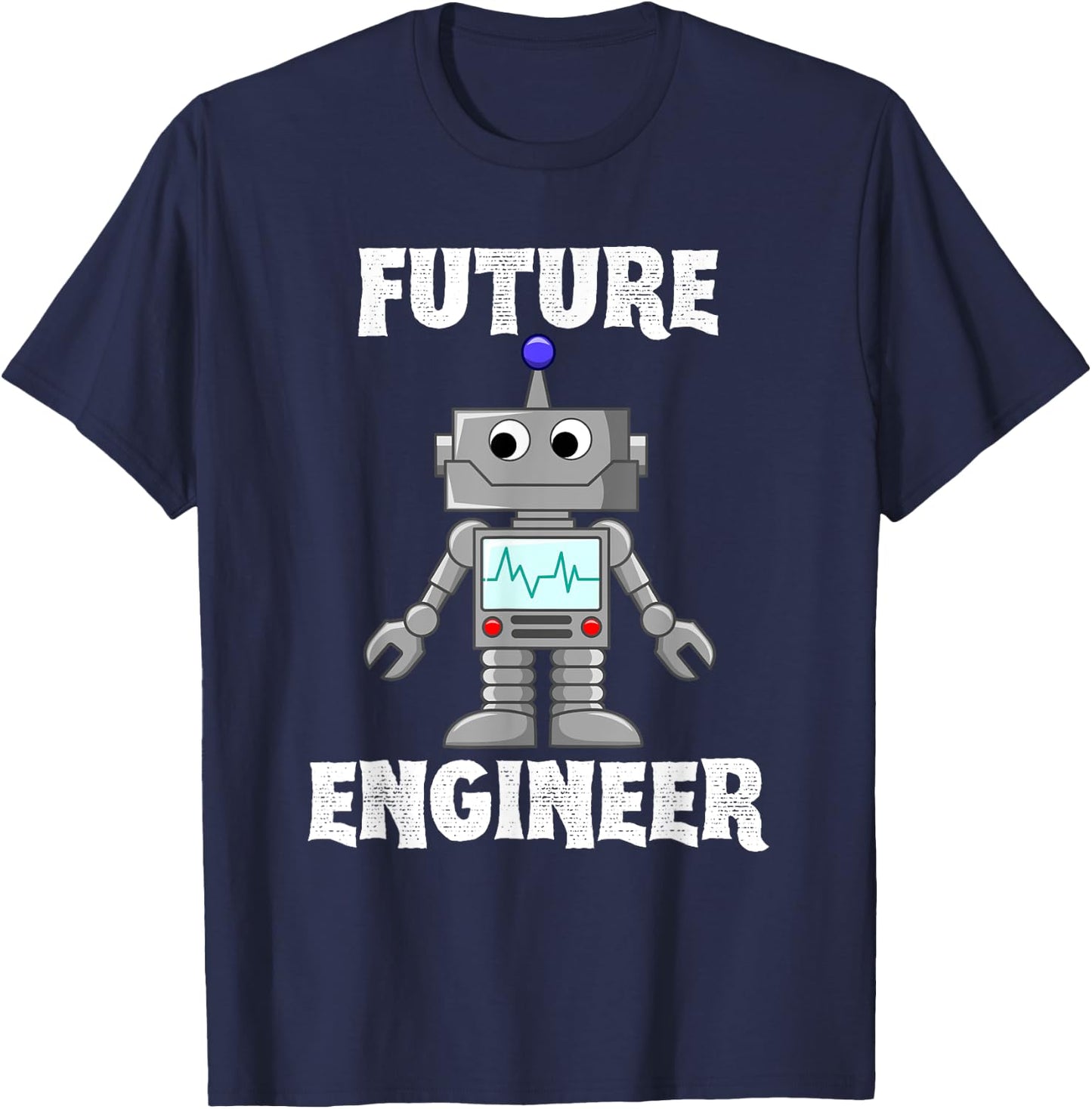 Future Engineer Robotics Robot Costume For Adults Kids T-Shirt - T-Shirt | Navy