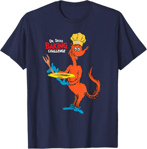 Dr. Seuss Baking Challenge Fox in Socks T-Shirt - T-Shirt | Navy