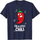 Red Chili Pepper I'm A Little Chili T-Shirt - T-Shirt | Navy