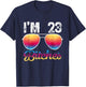 I'm 23 Bitches Women's 23rd Birthday Sunglasses T-Shirt - T-Shirt | Navy