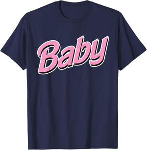Pink Baby Shirt For BDSM DDLG ABDL Diaper Lover T-Shirt - T-Shirt | Navy