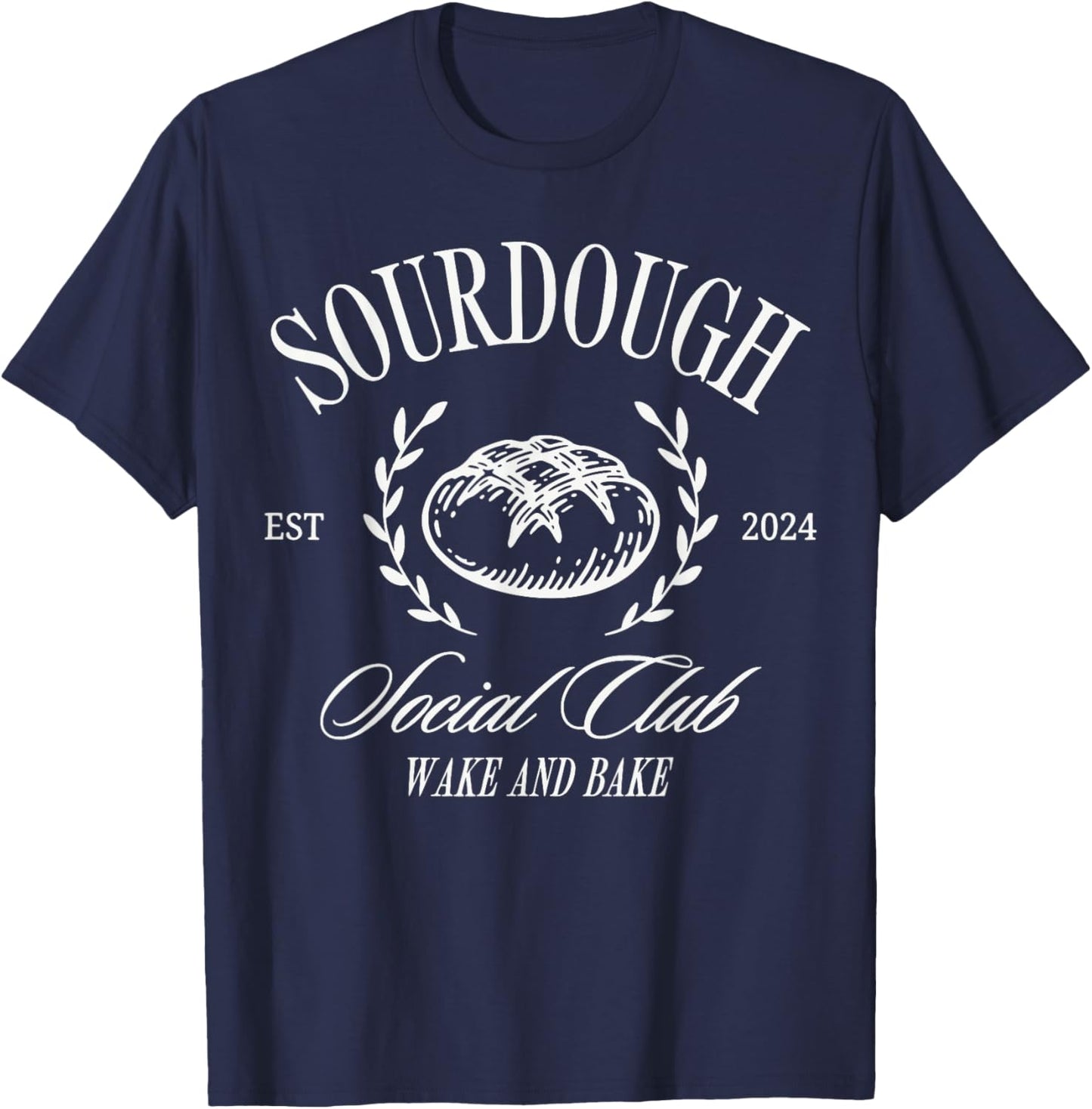 Sourdough Social Club Bakery T-Shirt - T-Shirt | Navy