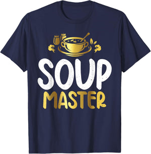 Soup Master Soup Lover T-Shirt - T-Shirt | Navy