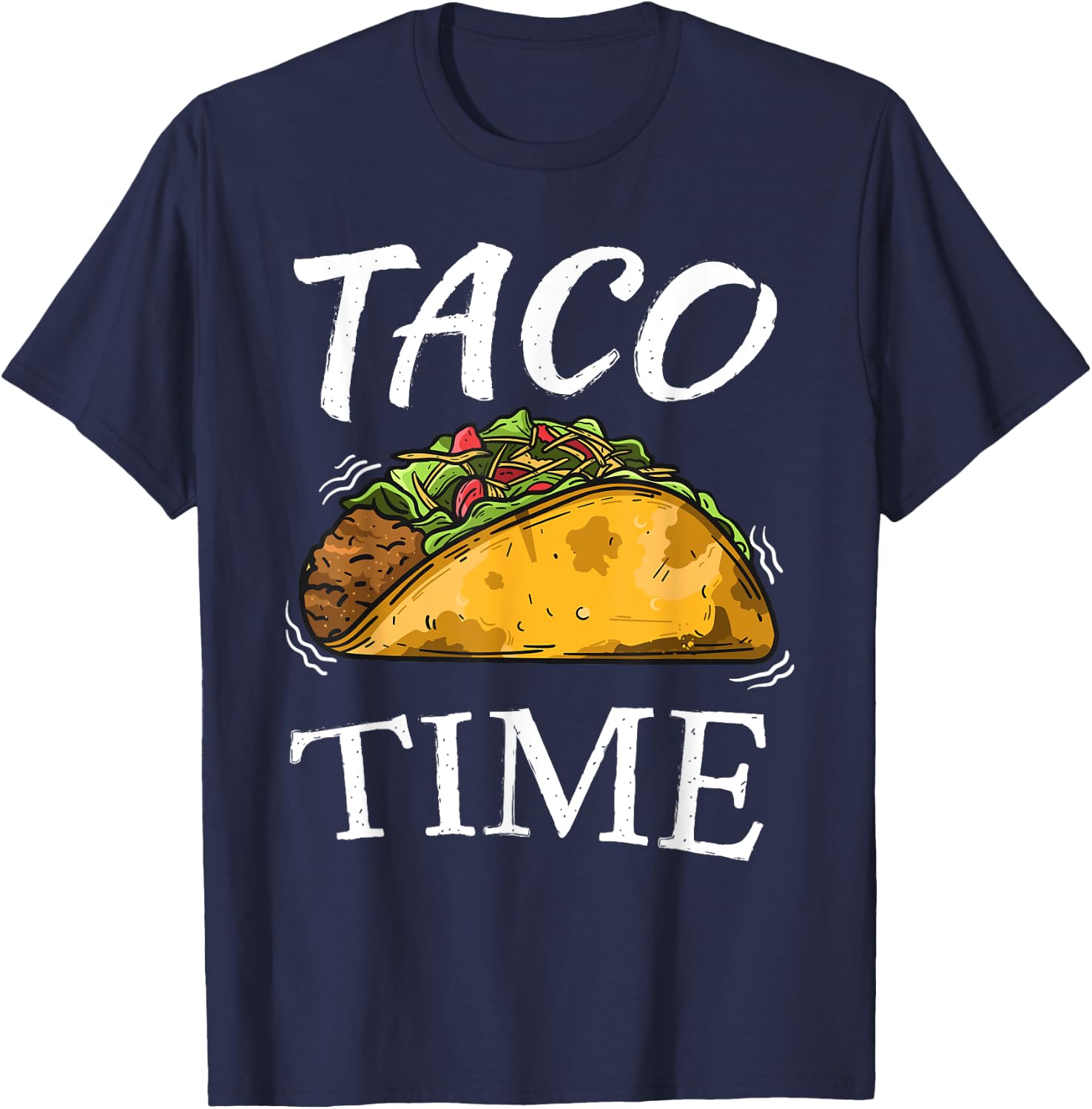 Taco Time | Funny Cinco De Mayo Gifts Men Women T-Shirt - T-Shirt | Navy