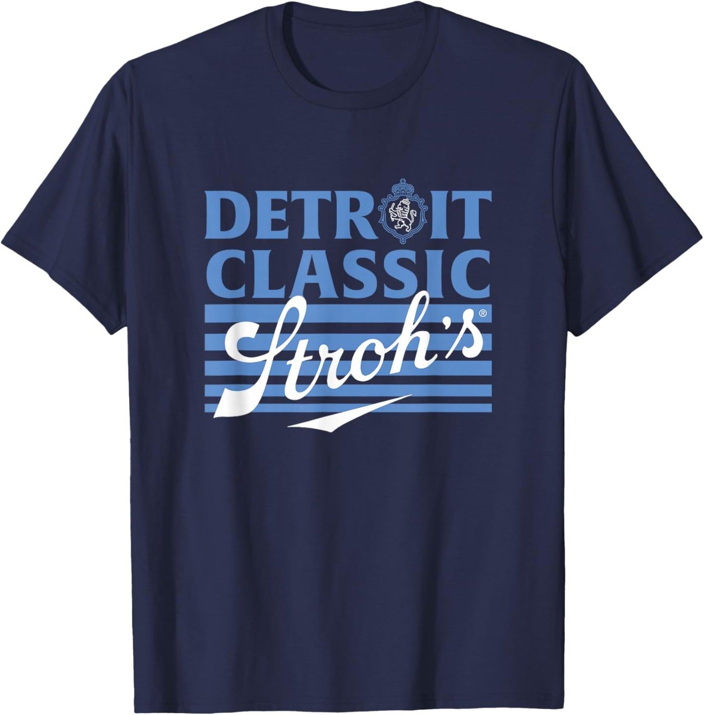 Stroh's Style - Detroit Classic T-Shirt - T-Shirt | Navy