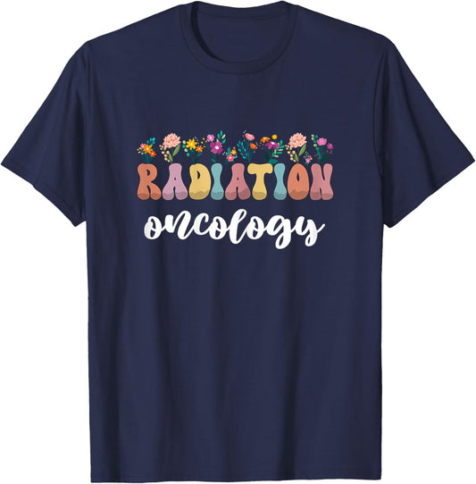 Radiation Cancer Therapy Gifts Radiation Oncology Nurse T-Shirt - T-Shirt | Navy