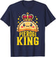 Pierogi King T-Shirt - T-Shirt | Navy