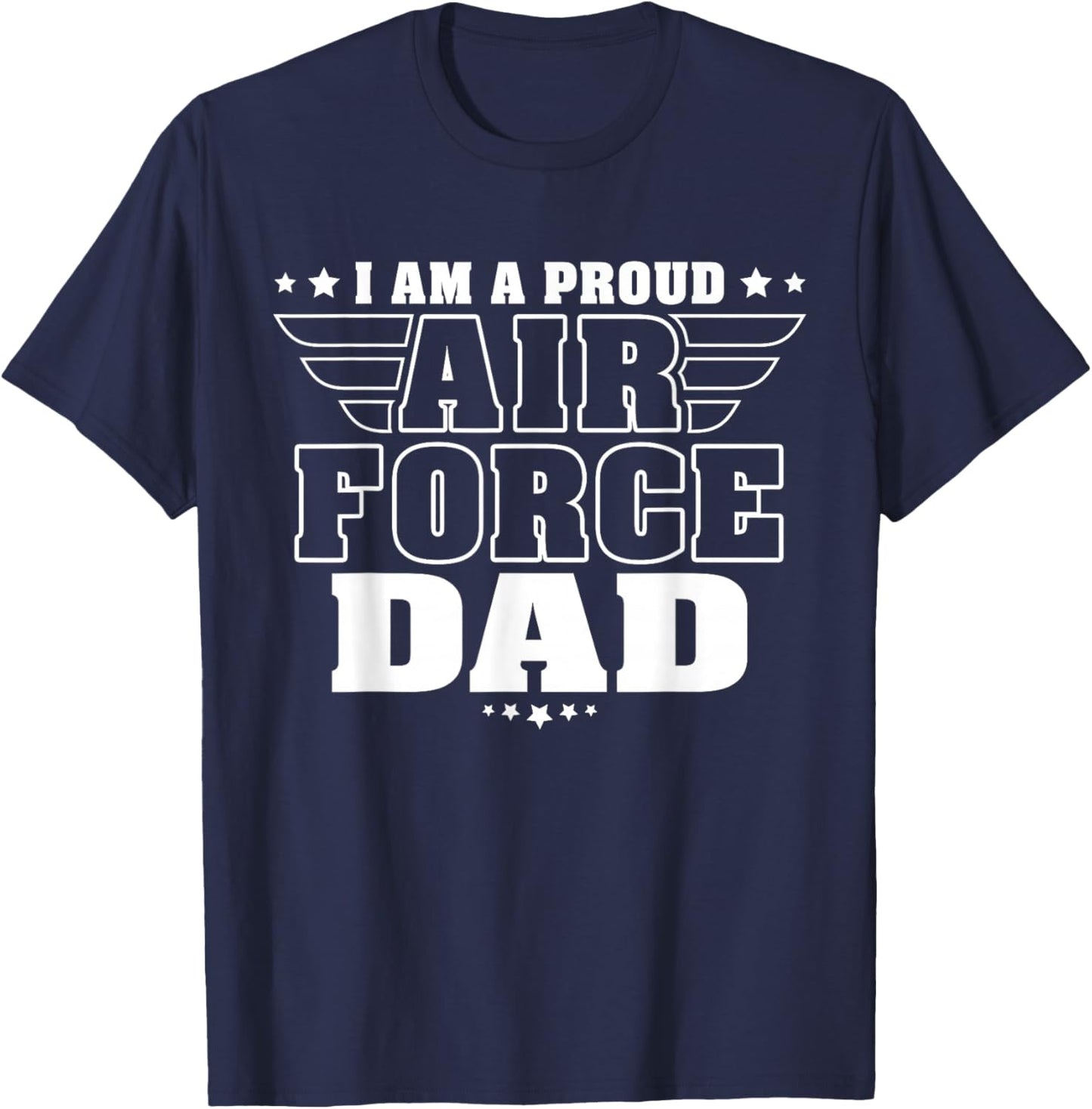 Ich Bin EIN Stolzer Vater Einer Luftwaffe Soldiers T-Shirt - T-Shirt | Navy