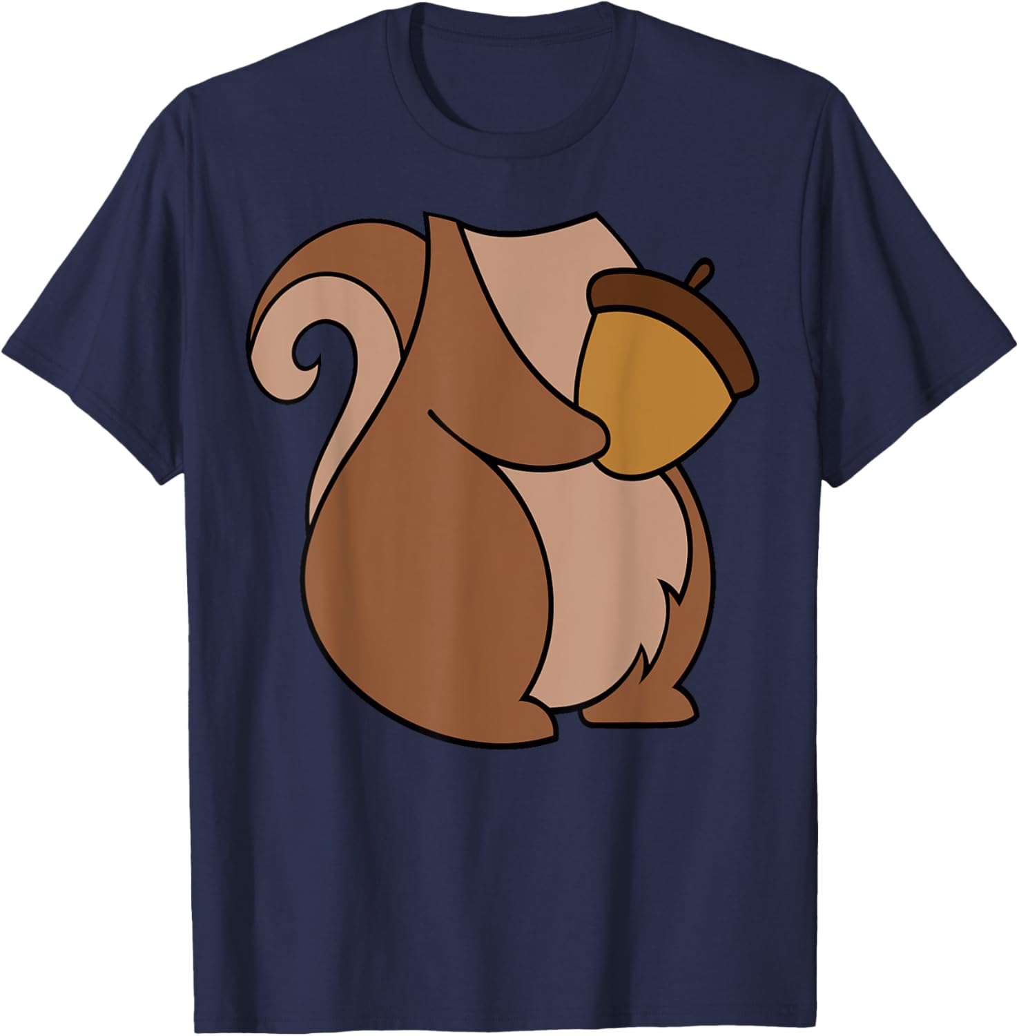 Squirrel Costume Quick Costume Squirrel T-Shirt - T-Shirt | Navy