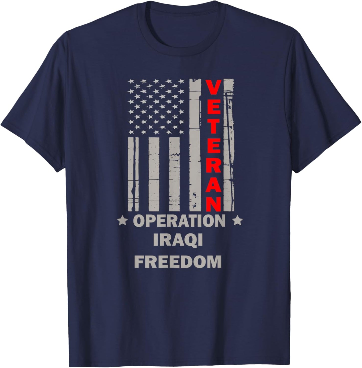 Meach's Military Memorabilia Men's Veteran , Black, Small T-Shirt - T-Shirt | Navy