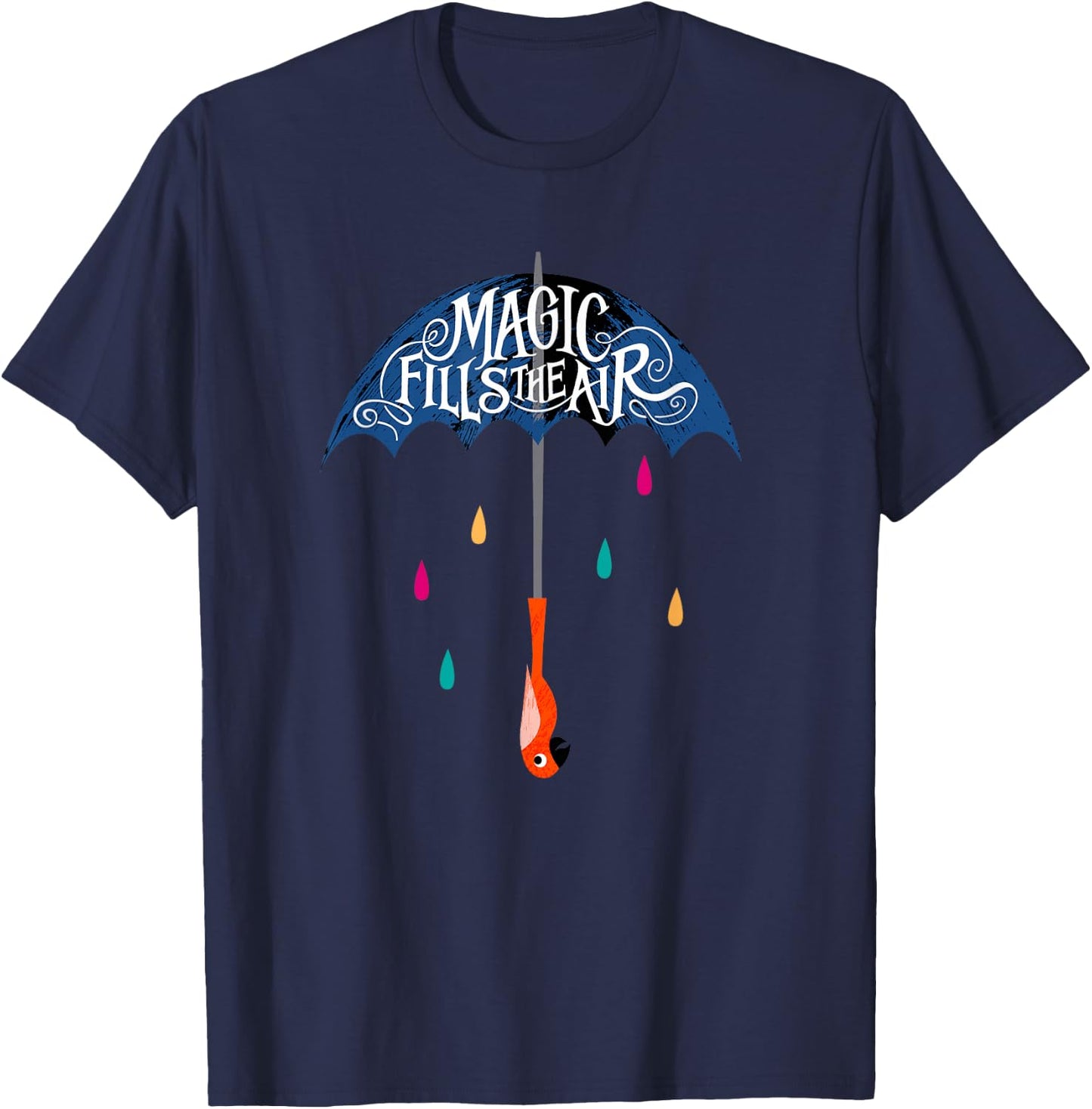Disney Mary Poppins Returns Magic Fills The Air T-Shirt - T-Shirt | Navy