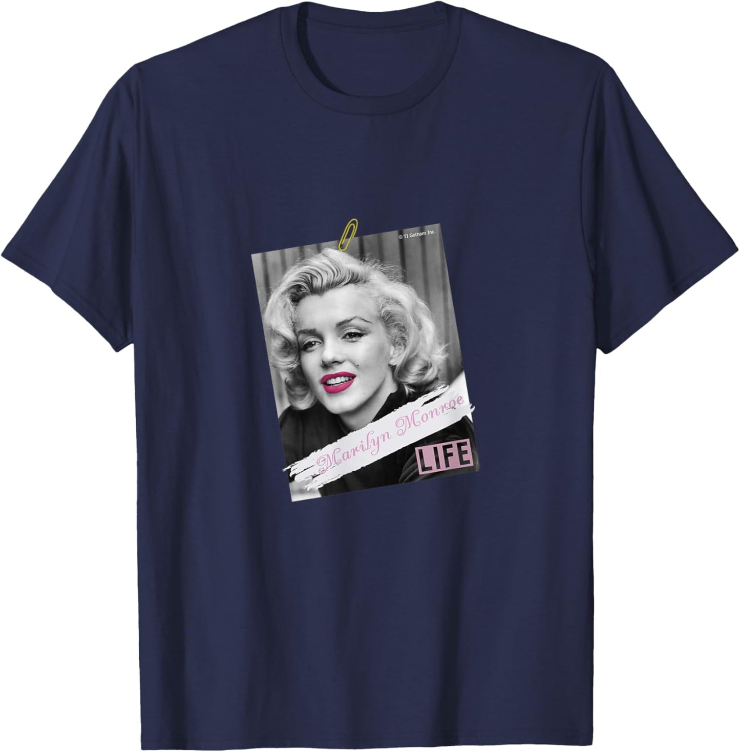 LIFE Bildersammlung _ Marilyn Monroe 01 T-Shirt - T-Shirt | Navy