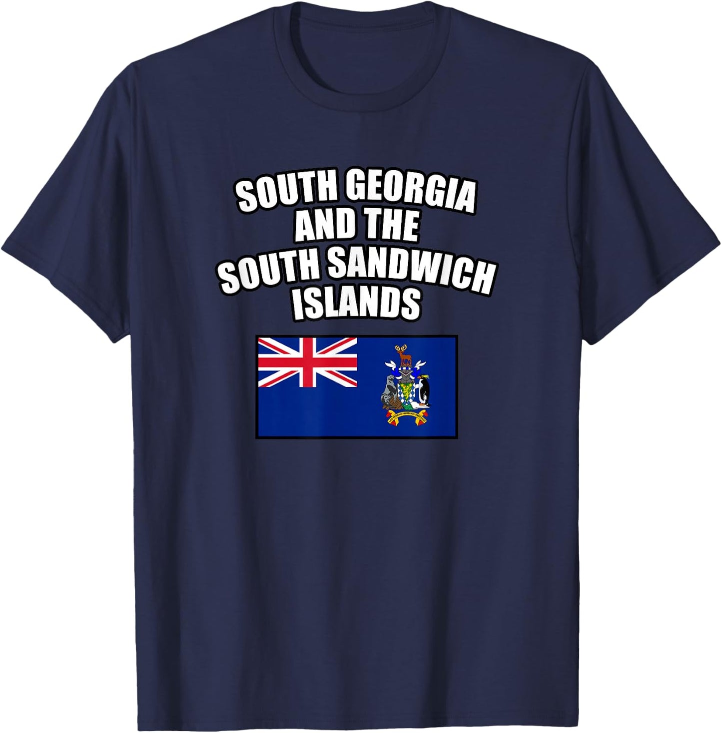 South Georgia and the South Sandwich Islands T-Shirt - T-Shirt | Navy