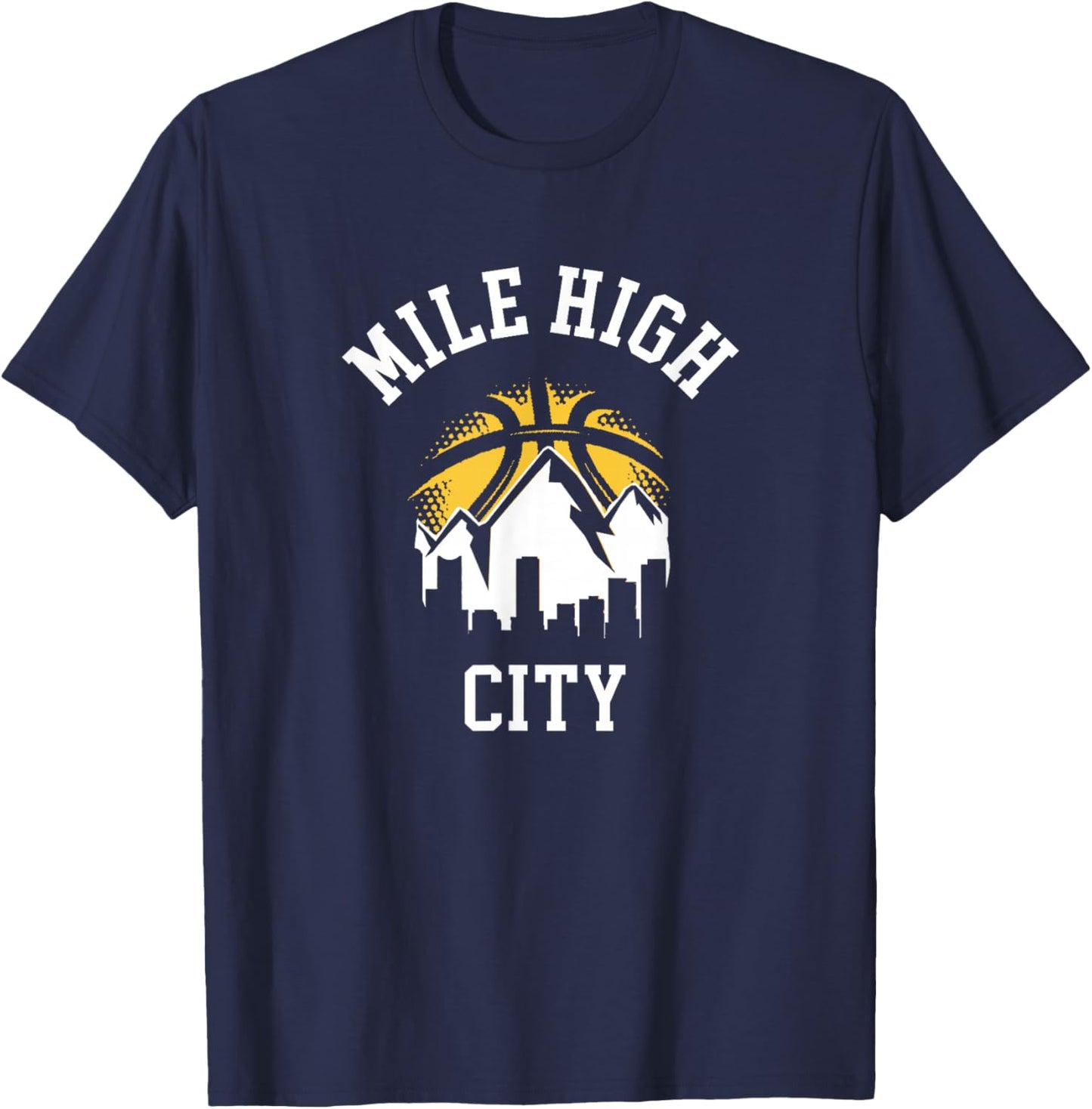 Classic Denver Colorado Mile - High Denver City T-Shirt - T-Shirt | Navy