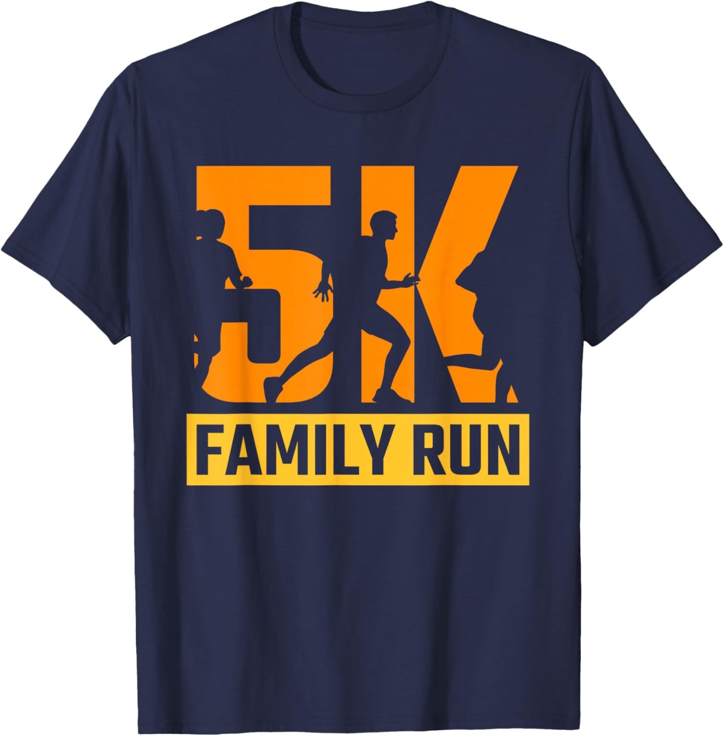 5K Family Running Runner Running Race 5K T-Shirt - T-Shirt | Navy