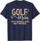 Golf Mom Prouder Golfer Mom Of A Golf Player Mama T-Shirt - T-Shirt | Navy