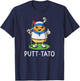Putt-tato Golfing Potatoes Potato Funny Golf Player Pun T-Shirt - T-Shirt | Navy
