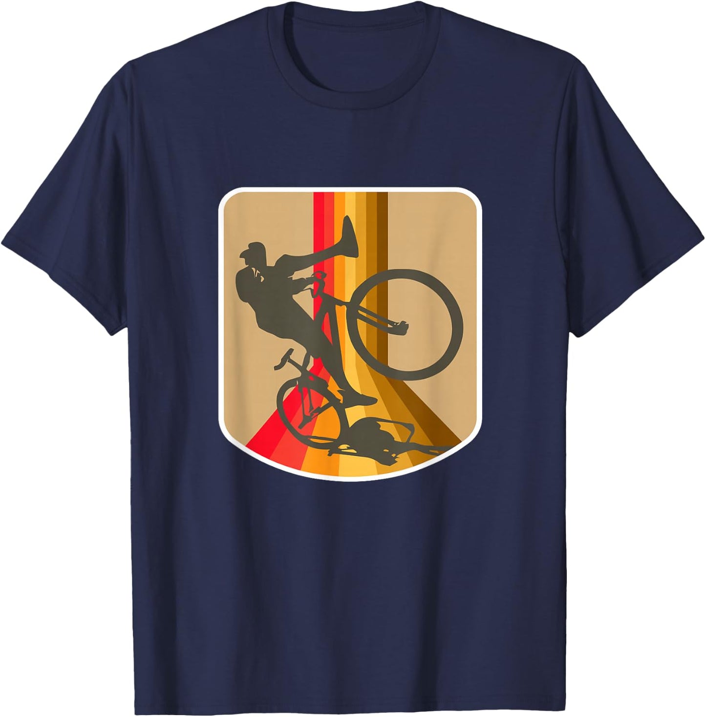 Bike Ride Out Se Wheelie Swerving Big Wheel Bmx T-Shirt - T-Shirt | Navy