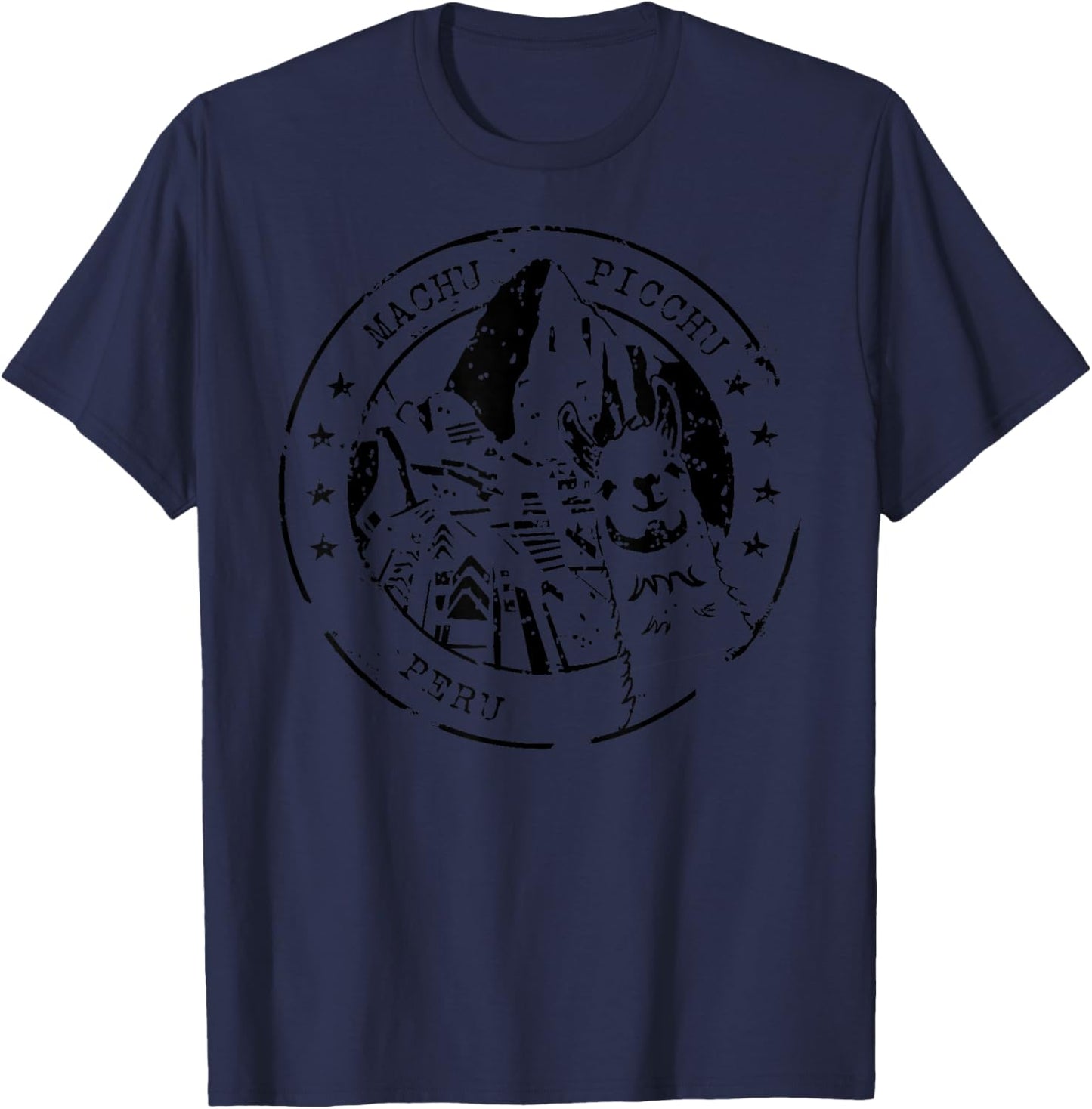 Travel South America Peru Lima Machu Picchu Cusco Vacation T-Shirt - T-Shirt | Navy