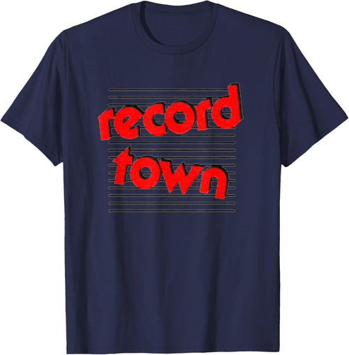 Record Town Retro Vintage Music