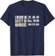 Believe In Safety In Numbers Ammo Bullet Gauges Gun Lover T-Shirt - T-Shirt | Navy