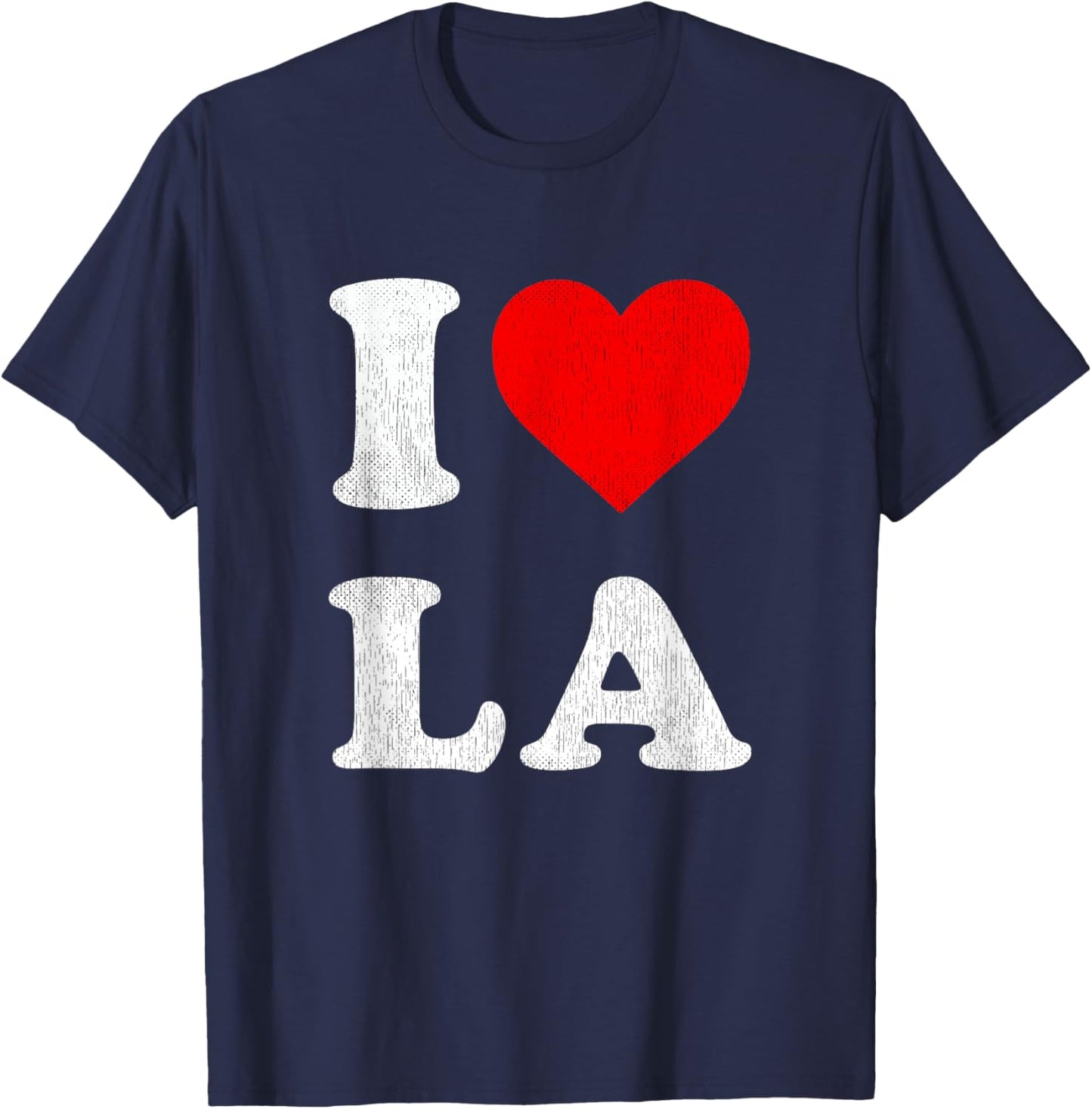 I Heart LA Souvenir I Love Los Angeles T-Shirt - T-Shirt | Navy