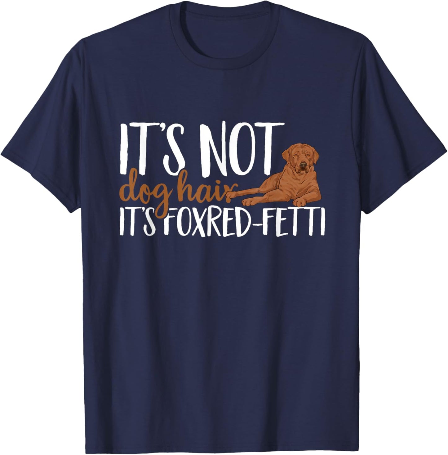 Foxred Labrador Retriever T-Shirt - T-Shirt | Navy