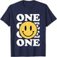 One Happy Dude 1st Birthday Theme Family Matching T-Shirt - T-Shirt | Navy