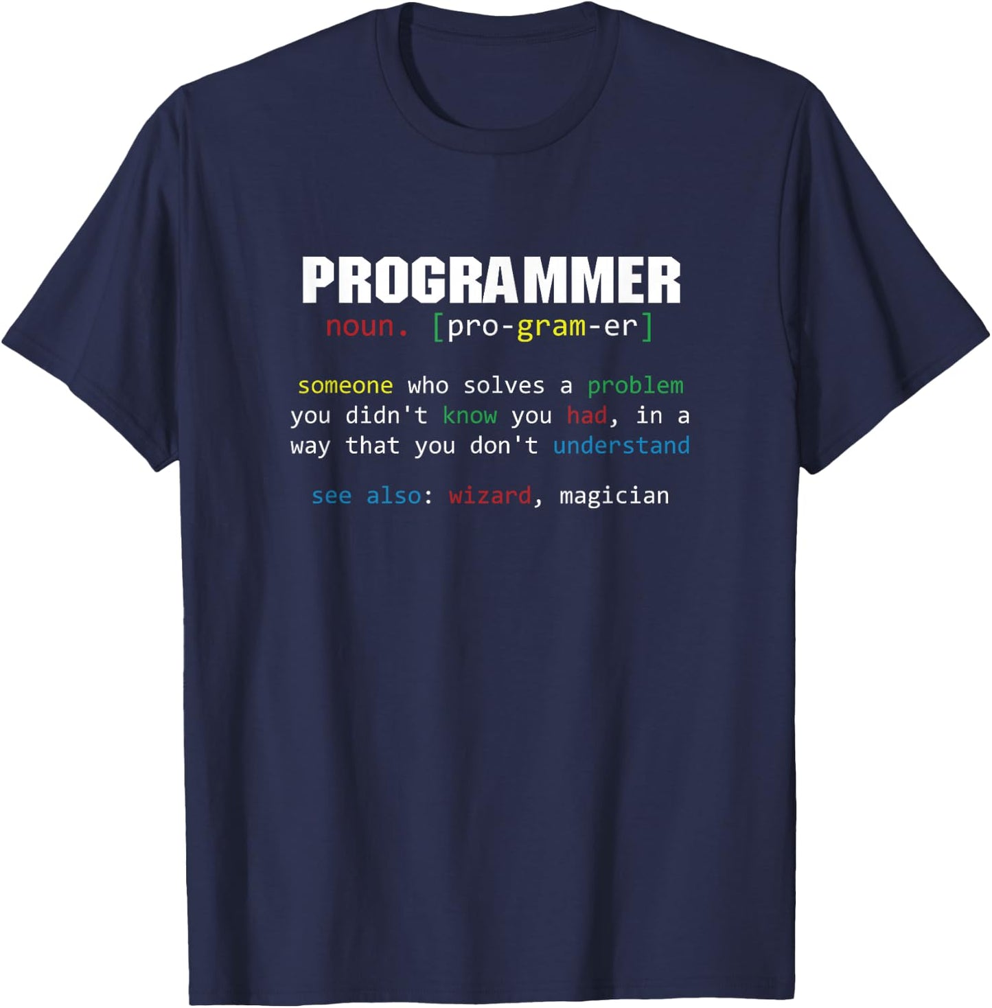Software Entwickler HTML Error Fehler Web Geschenk Adult Black T-Shirt - T-Shirt | Navy
