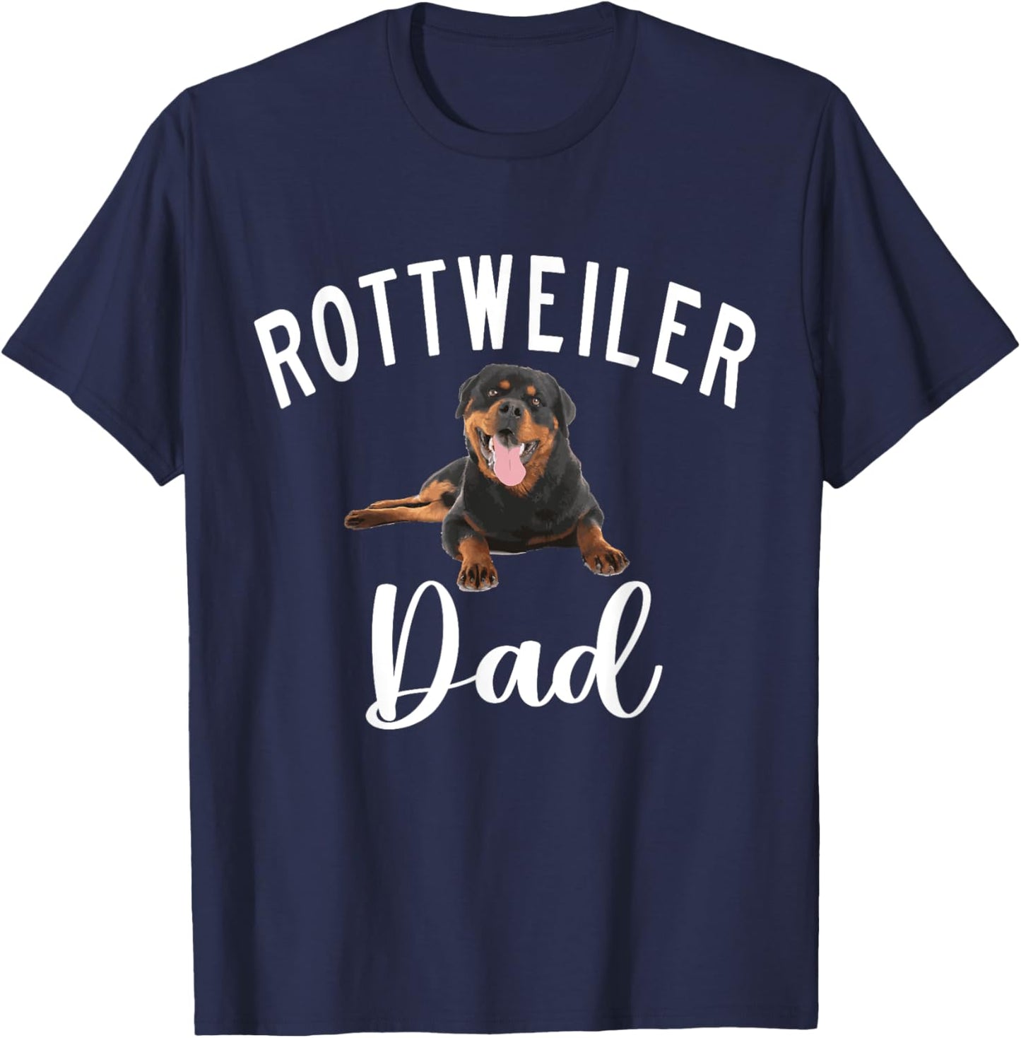 Rottweiler Dad T-Shirt - T-Shirt | Navy