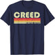 Creed Gift Name Personalized Funny Retro Vintage Birthday T-Shirt - T-Shirt | Navy