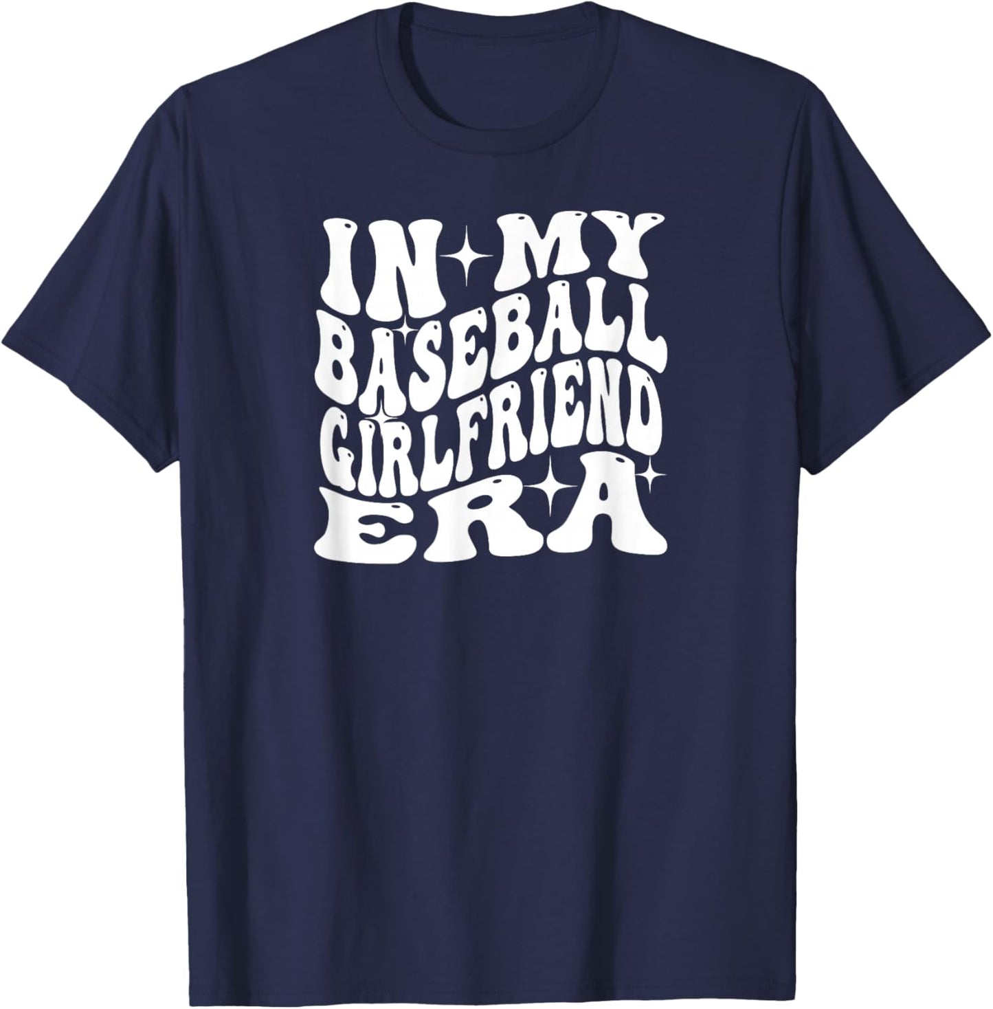 In my Baseball Girlfriend Era T-Shirt - T-Shirt | Navy