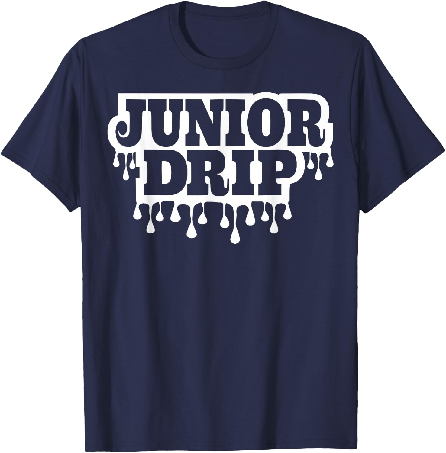 Junior Drip 11th Grade Back To High School College Juniors T-Shirt - T-Shirt | Navy
