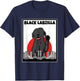 Black labzilla | Funny Lab Labrador Retriever Dogs Trendy T-Shirt - T-Shirt | Navy