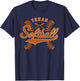 Texas Softball Vintage Kids Team Retro Softball Fan T-Shirt - T-Shirt | Navy
