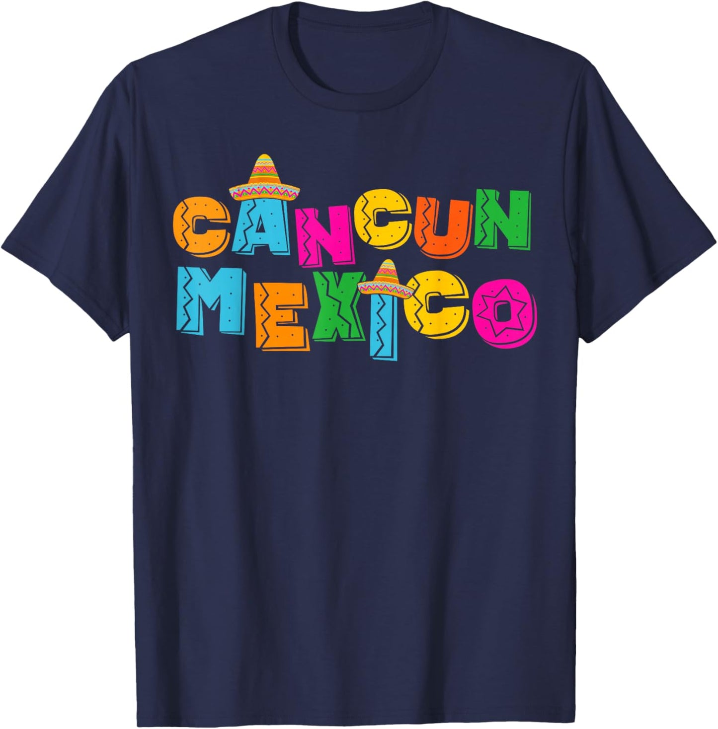 Cancun Mexico T-Shirt - T-Shirt | Navy