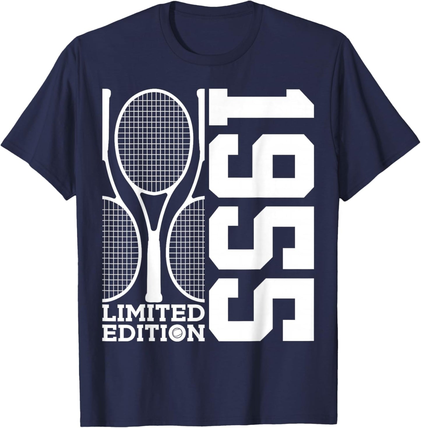 71st BIRTHDAY TENNIS LIMITED EDITION 1955 T-Shirt - T-Shirt | Navy