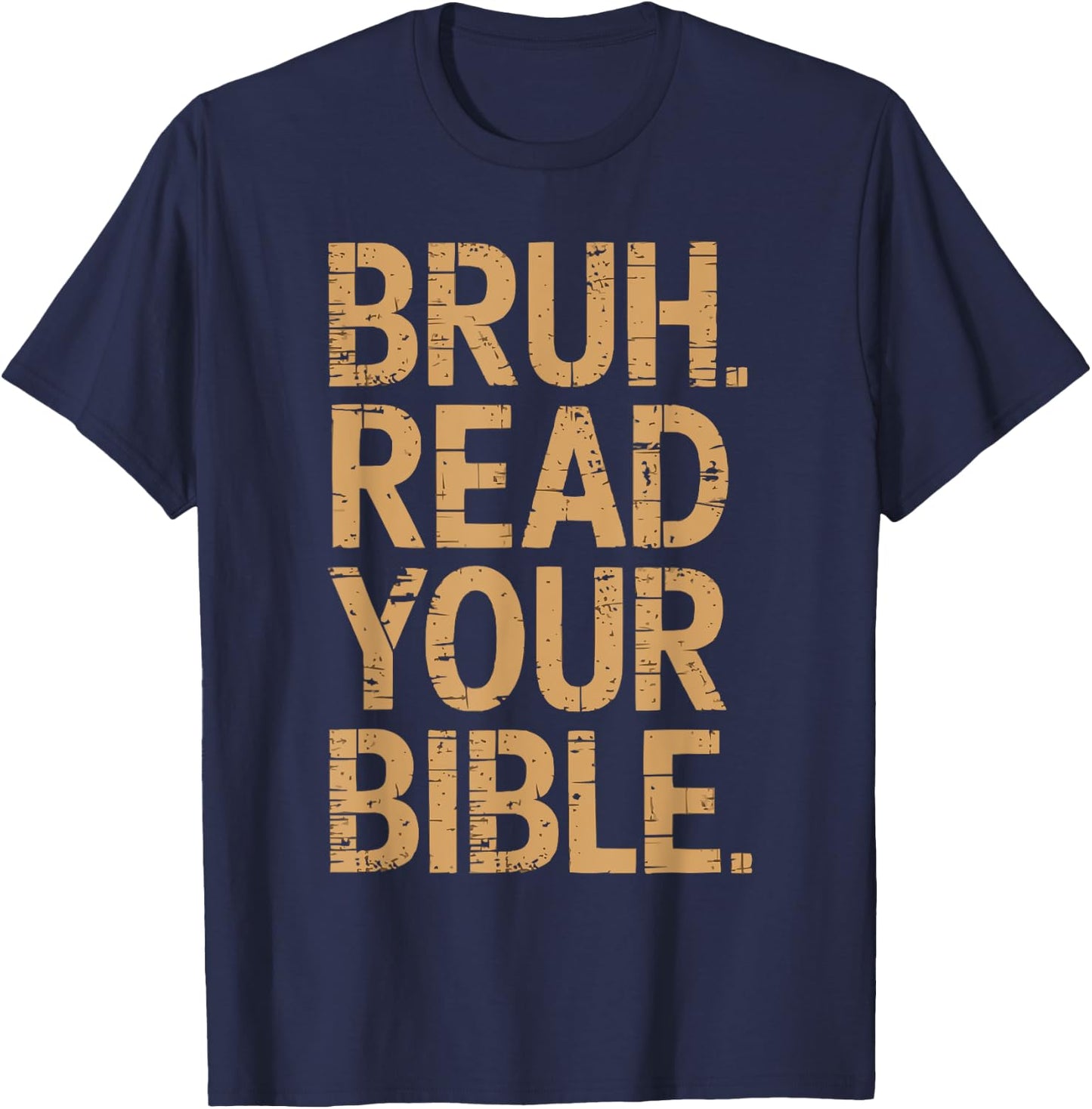 Funny Jesus Christ Religious Christian Believer Christianity T-Shirt - T-Shirt | Navy