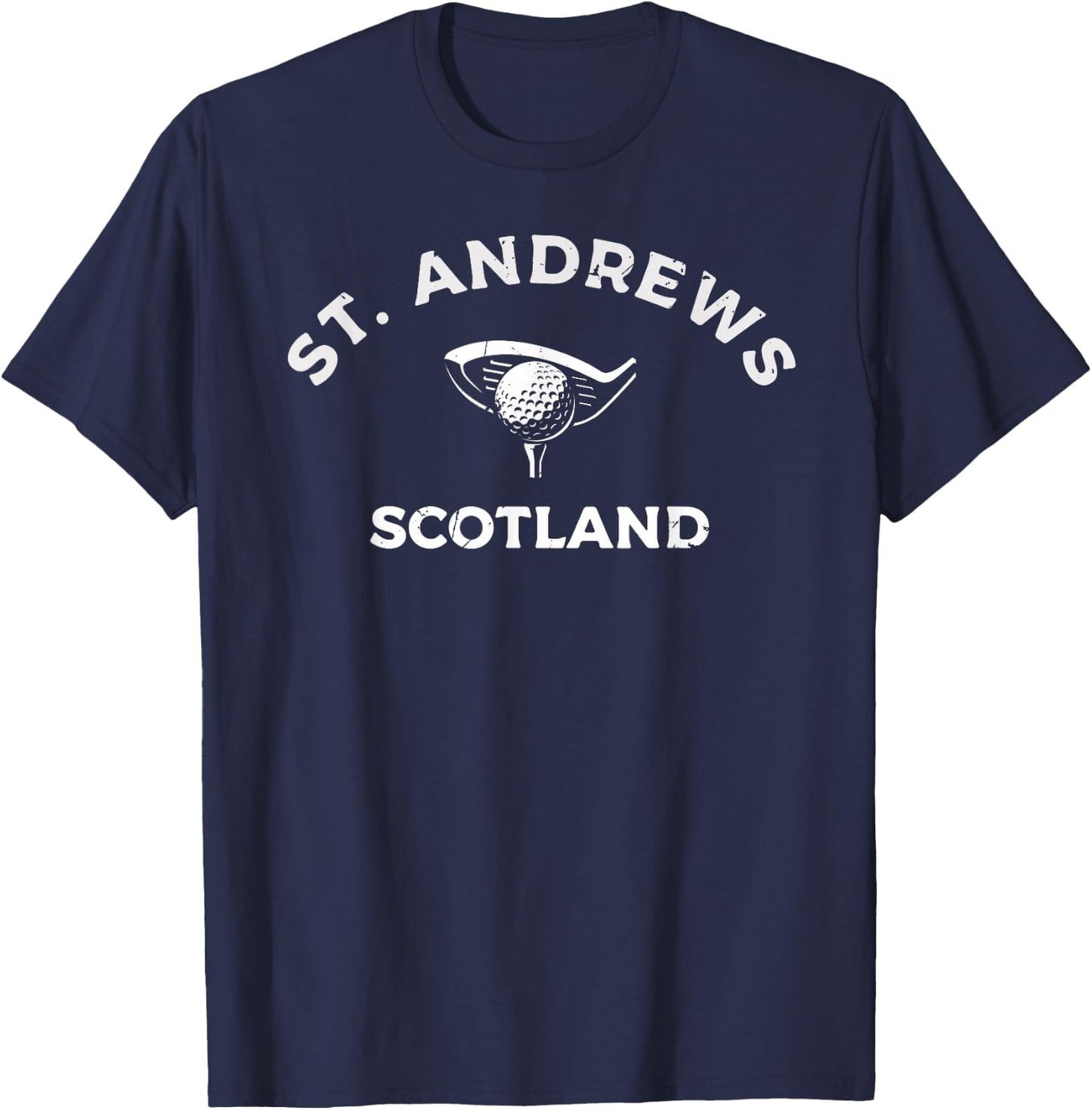 St. Andrews Scotland Golf T-Shirt - T-Shirt | Navy