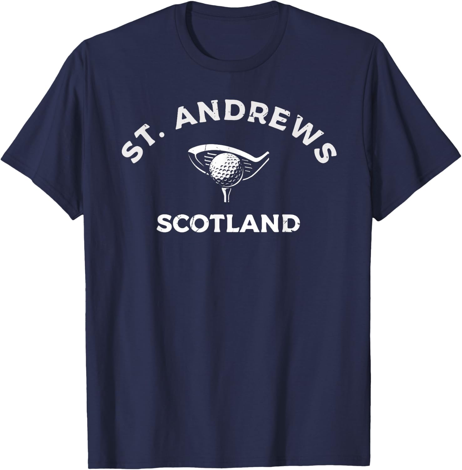 St. Andrews Scotland Golf T-Shirt - T-Shirt | Navy