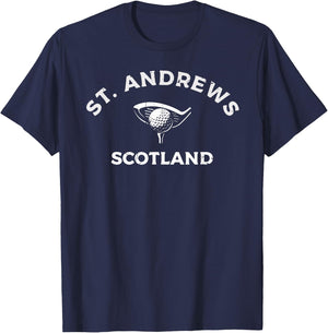St. Andrews Scotland Golf T-Shirt - T-Shirt | Navy