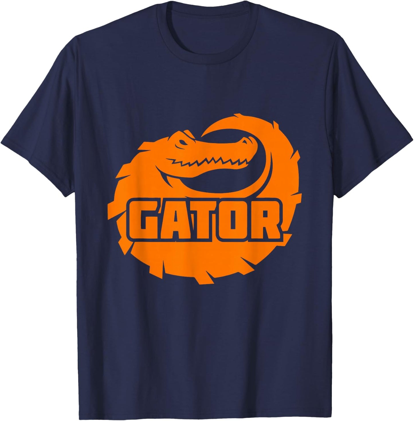 Gator Orange Alligator T-Shirt - T-Shirt | Navy