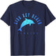 Lido Key Beach Florida FL Vintage Dolphin Holiday T-Shirt - T-Shirt | Navy