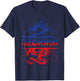 Taekwondo Dragon Cool Korean Martial Arts Men Women Gift T-Shirt - T-Shirt | Navy