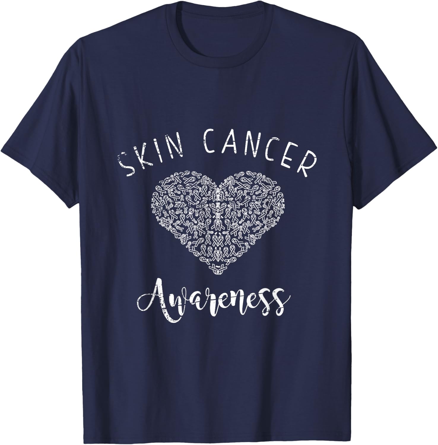 Skin Cancer Awareness T-Shirt - T-Shirt | Navy