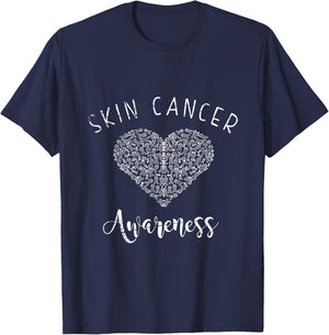 Skin Cancer Awareness T-Shirt - T-Shirt | Navy