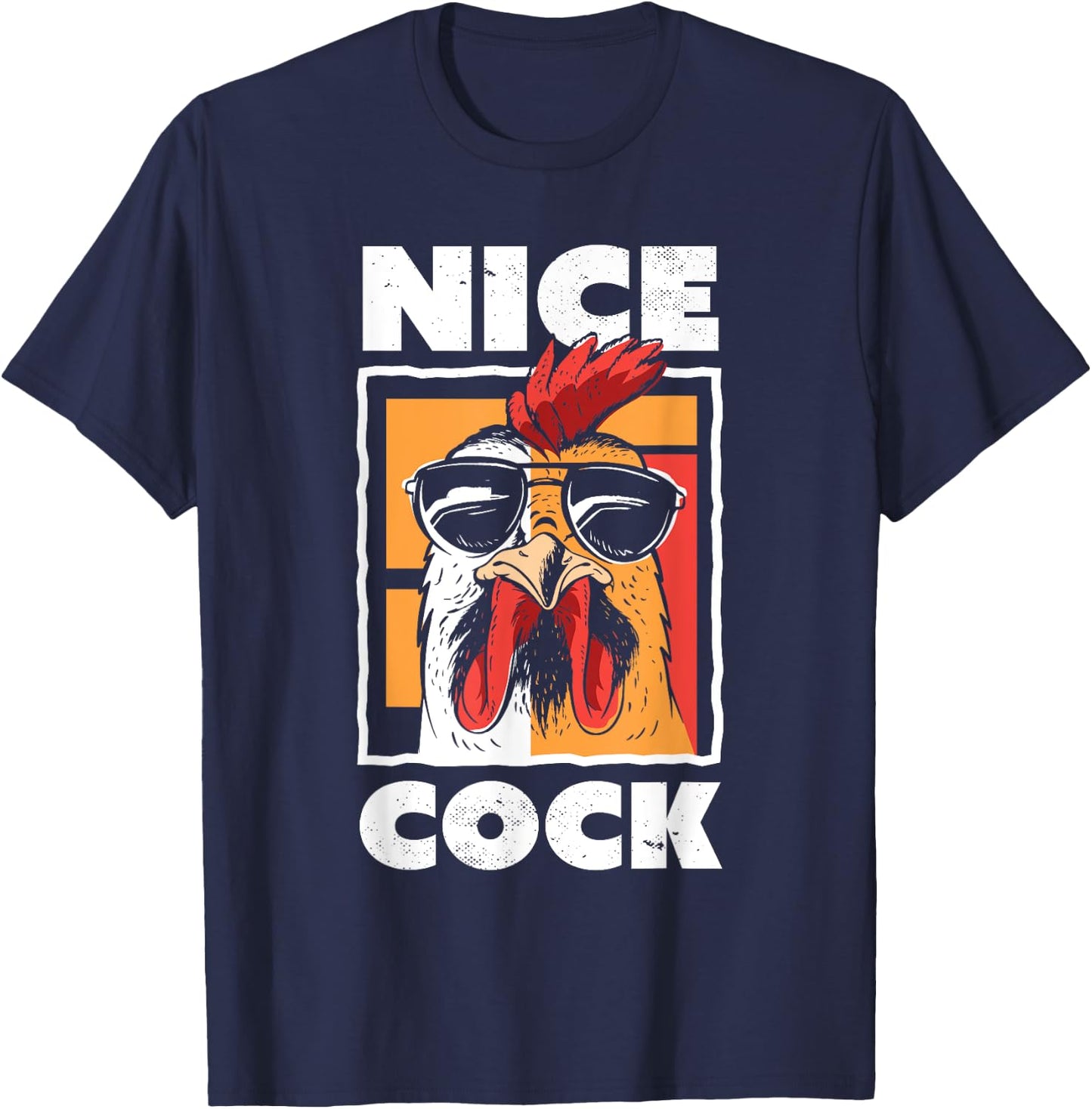 Chicken Farming Funny Nice Cock Gift T-Shirt - T-Shirt | Navy