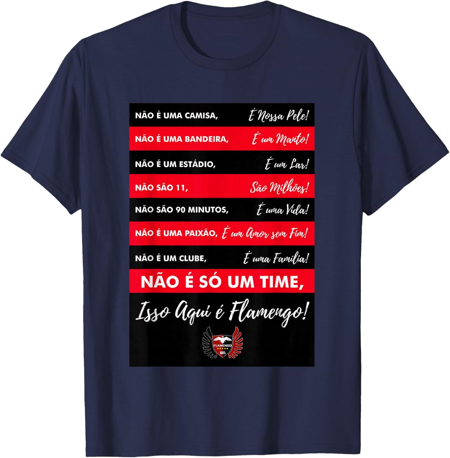 Flamengo Soccer - Camiseta Isso aqui é Flamengo T-Shirt - T-Shirt | Navy
